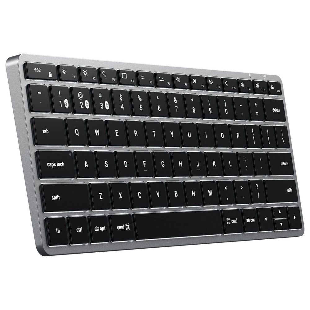 Satechi Slim X1 Bluetooth Backlit Keyboard in Space Gray, , large