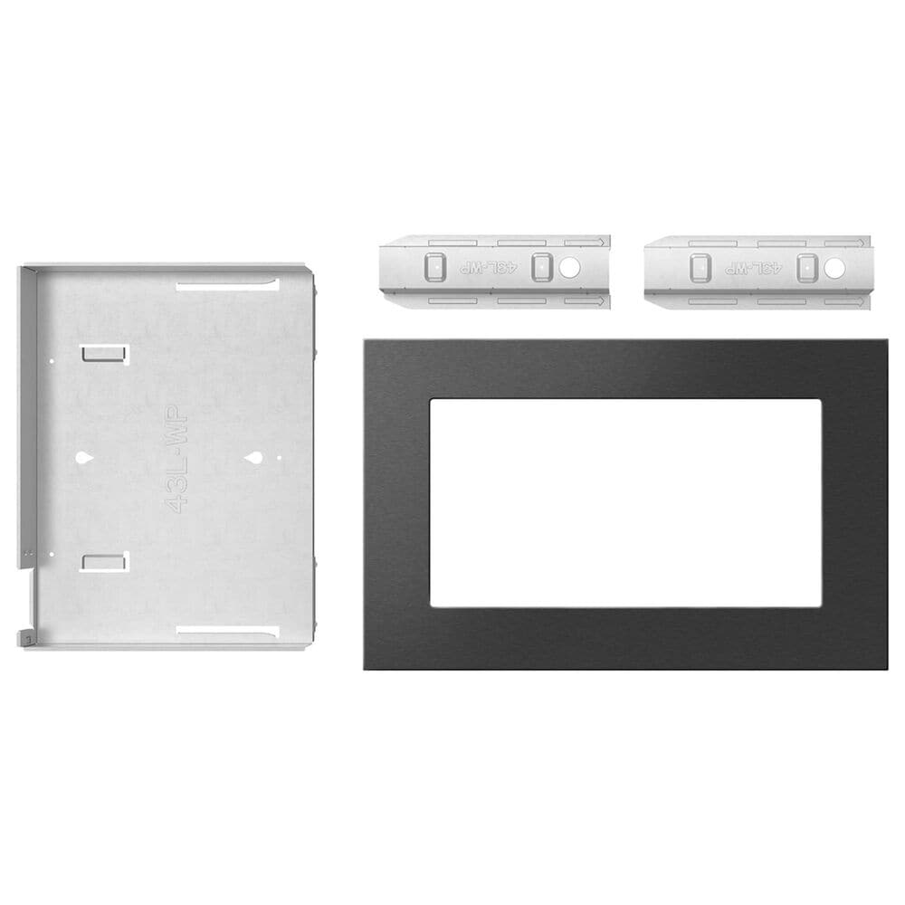 Whirlpool 30&quot; Trim Kit for 1.6 Cu. Ft. Microwave in Black Stainless Steel, , large