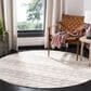 Safavieh Natura NAT750F 6" Round Grey and Ivory Area Rug, , large