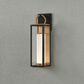 Troy Lighting Gareth 18" Exterior Wall Sconce in Patina Brass and Texture Black, , large