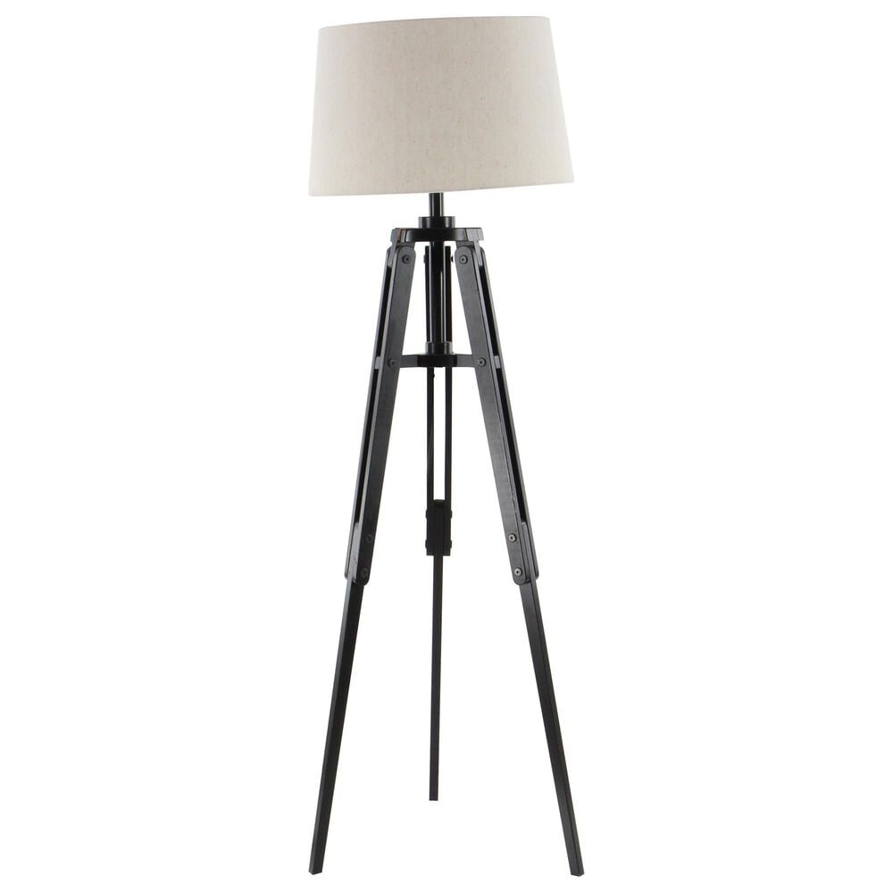 Maple and Jade Floor Lamp in Brown, , large