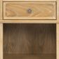 Homestyles Manor House 1 Drawer  1 Cubby Nightstand in Brown, , large