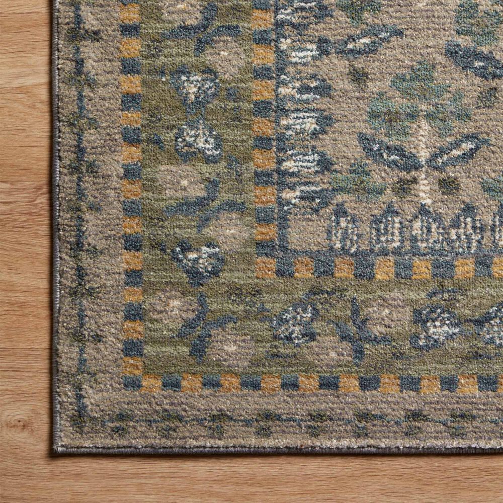 Rifle Paper Co. Fiore FIO-02 2&#39;7&quot; x 4&#39; Grey Area Rug, , large