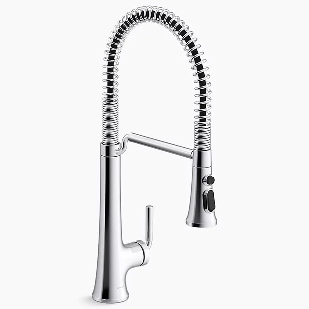 Kohler Tone Semi-Professional Pull-Down Kitchen Sink Faucet in Polished Chrome, , large