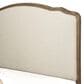 Golden Wave Furniture Interlude Queen Upholstered Bed in Sandstone Buff, , large