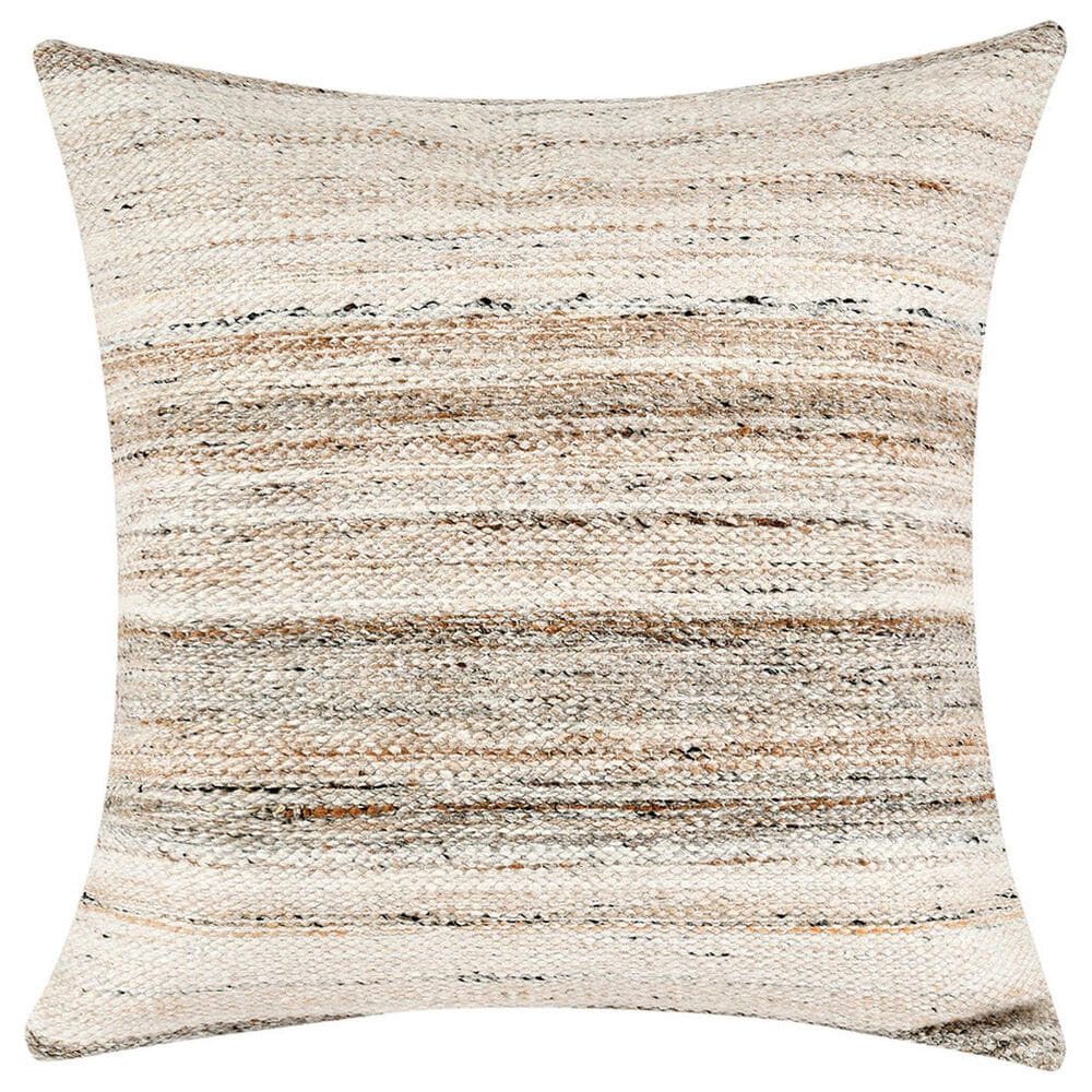 Classic Home Plateau 22" Square Throw Pillow in Sand and Multicolor, , large