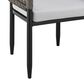 Blue River Alegria Outdoor Dining Chair with Light Grey Cushion in Black (Set of 2), , large