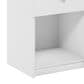 HOMLUX 1-Drawer Modern Nightstand with Knob Handle in White (Set of 2), , large