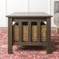 Walker Edison Mission Storage Coffee Table with Baskets in Espresso, , large