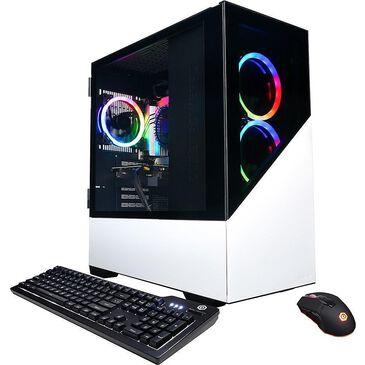 CyberpowerPC Gamer Master Desktop Computer | AMD Ryzen 7 7700 - 32GB RAM - NVIDIA GeForce RTX 4060 Ti - 2TB SSD in White, , large