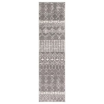 Safavieh Tulum 2" x 5" Grey and Ivory Runner, , large