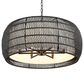 Golden Lighting Everly 6-Light Chandelier in Matte Black, , large