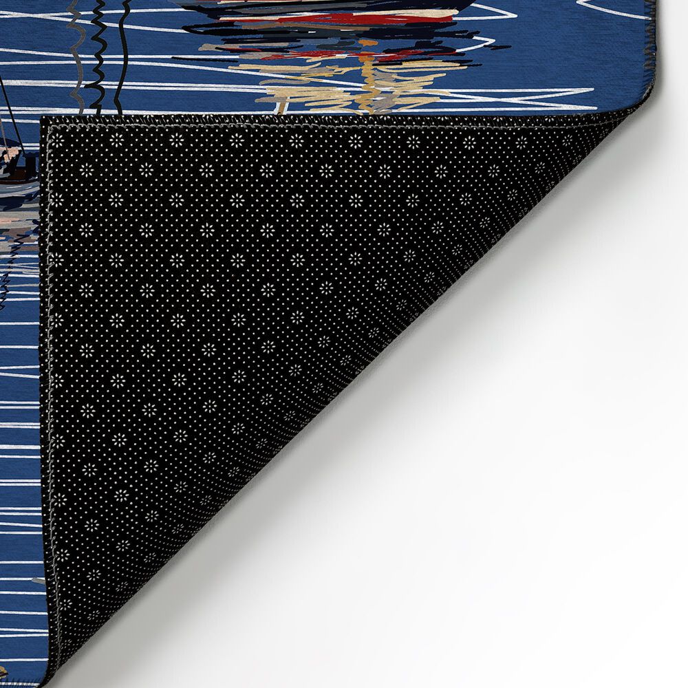 Dalyn Rug Company Harbor HA8 1&#39;8&quot; x 2&#39;6&quot; Navy Indoor/Outdoor Area Rug, , large
