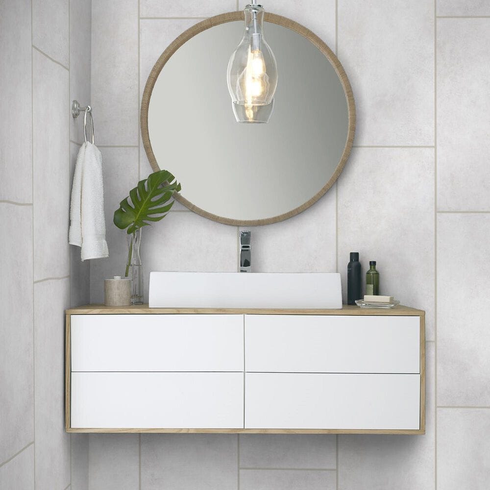 Shaw Crest Fog 12&quot; x 24&quot; Matte Porcelain Tile, , large