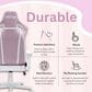 Rta Products Llc Pastel Gaming Chair in Pink and White, , large