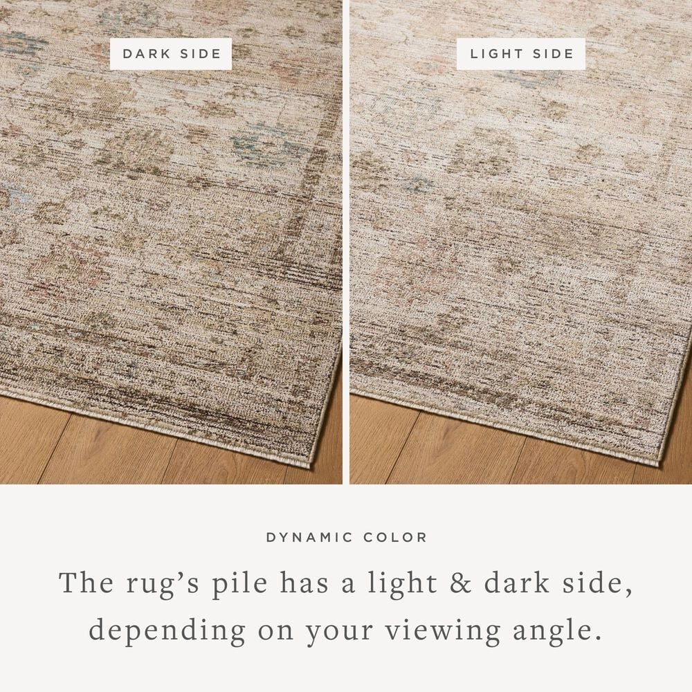 Loloi Priscilla Ivory and Multicolor 10&#39; Square Area Rug, , large