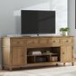 Ashley Sharlance 81" XL TV Stand in Light Brown, , large