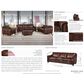 Hydeline Belfast Stationary Sofa and Loveseat Set in Caramel Brown, , large