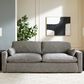 Ashley Dramatic Stationary Sofa in Granite, , large