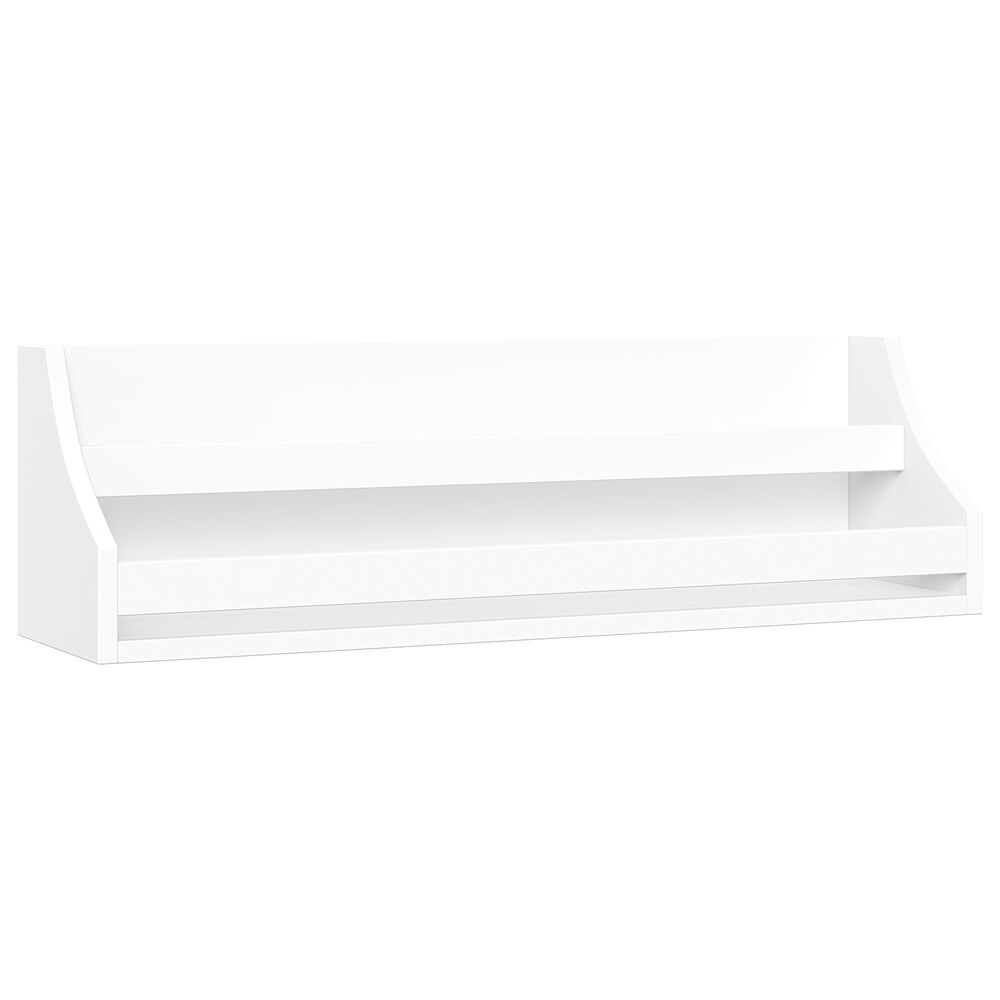 RiverRidge Home Book Nook Wall Bookshelf in White &#40;Set of 2&#41;, , large