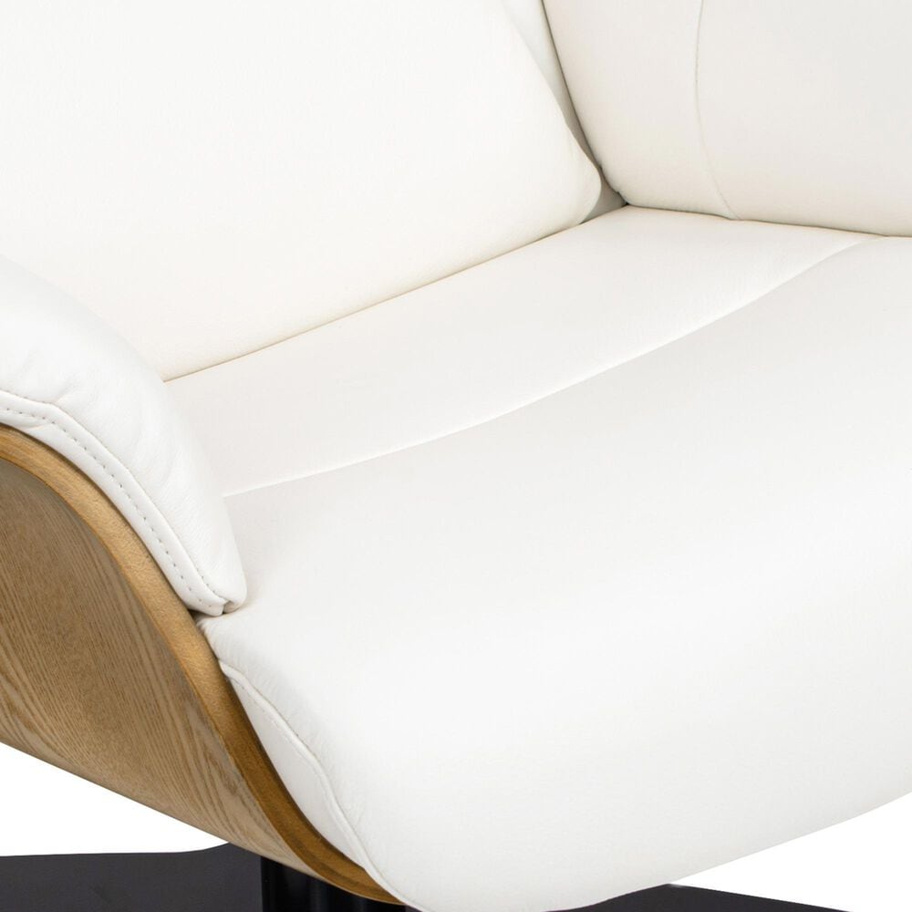 Jennifer Taylor Home Jovan Manual Recliner Lounge Chair in Porcelain White, , large