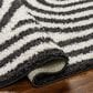 Surya Birmingham 6"7" x 9" Ivory and Black Area Rug, , large