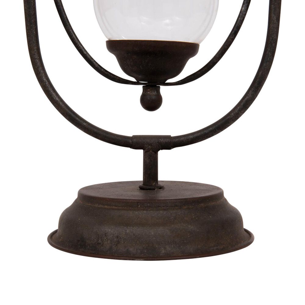 Creative Coop Decorative Metal Hourglass with White Sand in Rust, , large