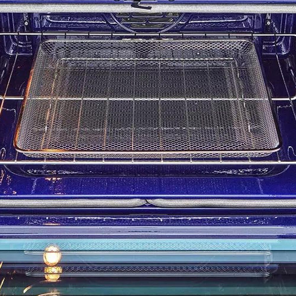 LG 2-Piece Kitchen Package with 6.9 Cu. Ft. Smart Slide-In Double Oven Gas Range and 2.1 Cu. Ft. Smart Over-the-Range Microwave in Printproof Stainless Steel, , large