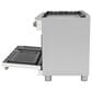 Cafe 8.25 Cu. Ft. Freestanding Dual Fuel Range with Double Oven in Matte White and Brushed Bronze, , large