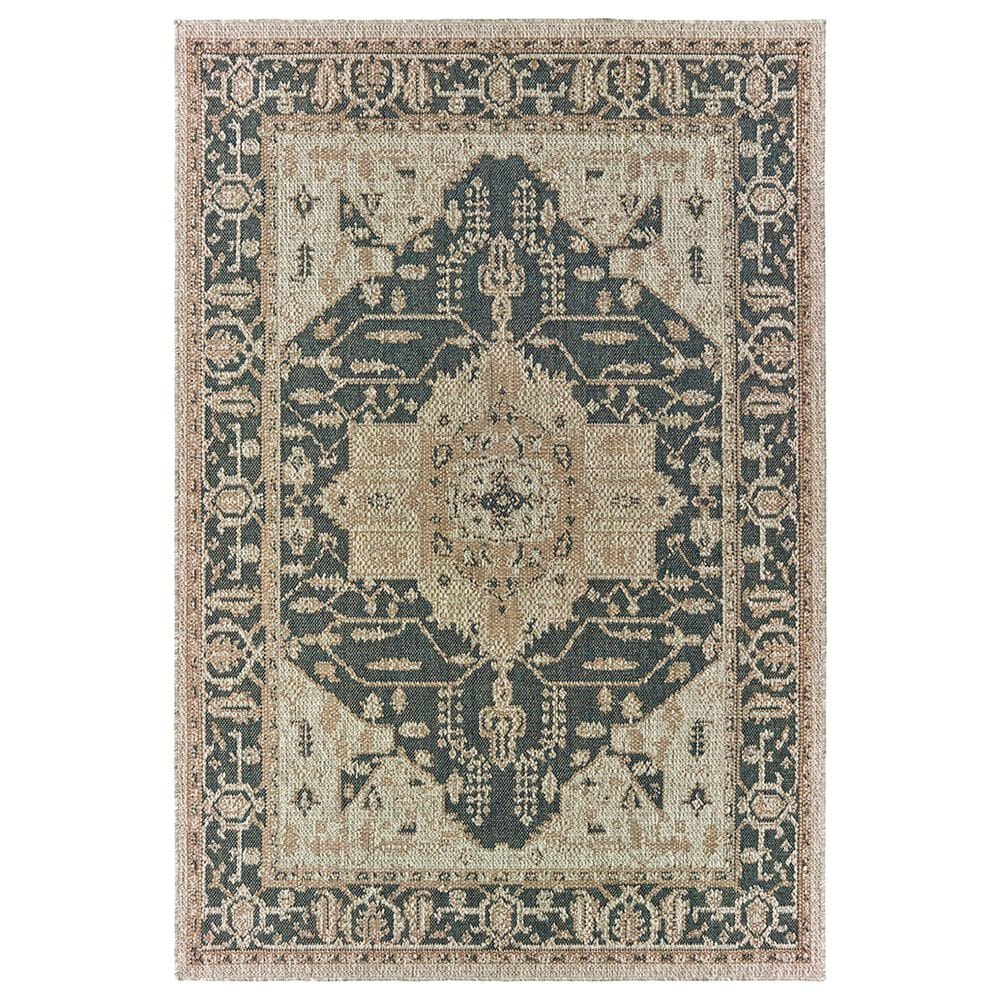 Oriental Weavers Latitude 1J 9"10" x 12"10" Grey Area Rug, , large