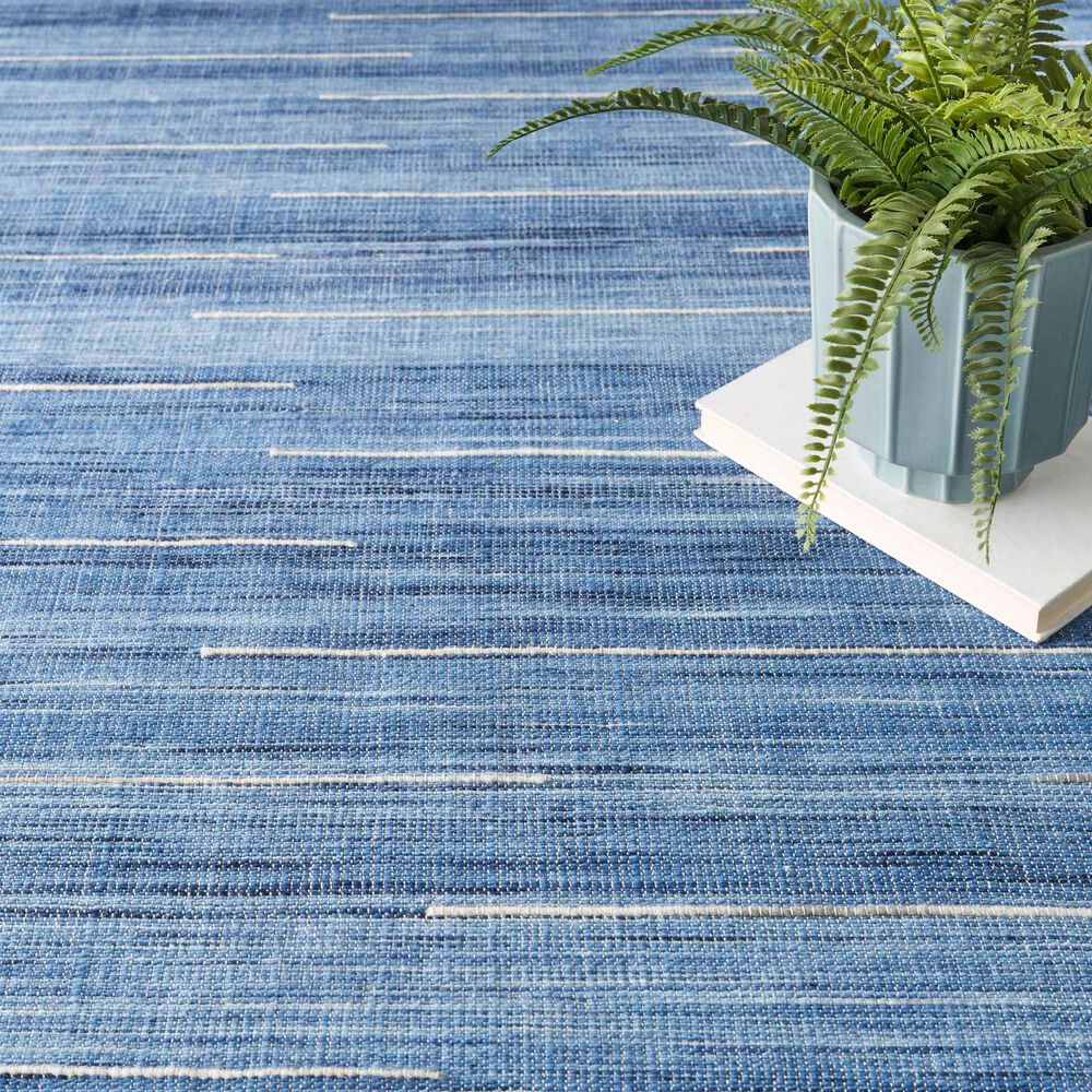Nourison Interweave 8&#39; x 10&#39; Denim Area Rug, , large