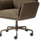 Four Hands Salerno Desk Chair in Antique Brass, , large