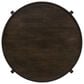 Pacific Landing Cota Round Coffee Table in Dark Brown, , large