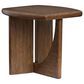 Nicolette Home Phoebe Rectangular End Table in Sienna Brown, , large