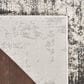 Nourison Desire Grey and Ivory 6" x 9" Area Rug, , large
