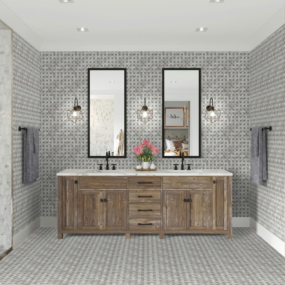 Dal-Tile Divinium  Zion 13-1/8&#39;&#39; x 13-1/8&#39;&#39; Ceramic Mosaic Sheet, , large
