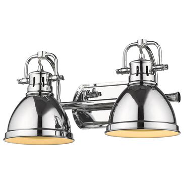 Golden Lighting Duncan 2-Light Bath Vanity in Chrome, , large