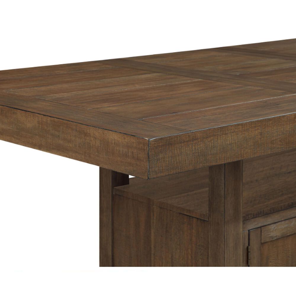 Steve Silver Garland 1-Leaf Dining Table in Toffee - Table Only, , large