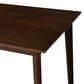 Linon Home Decor Drury Dining Table in Rich Brown - Table Only, , large