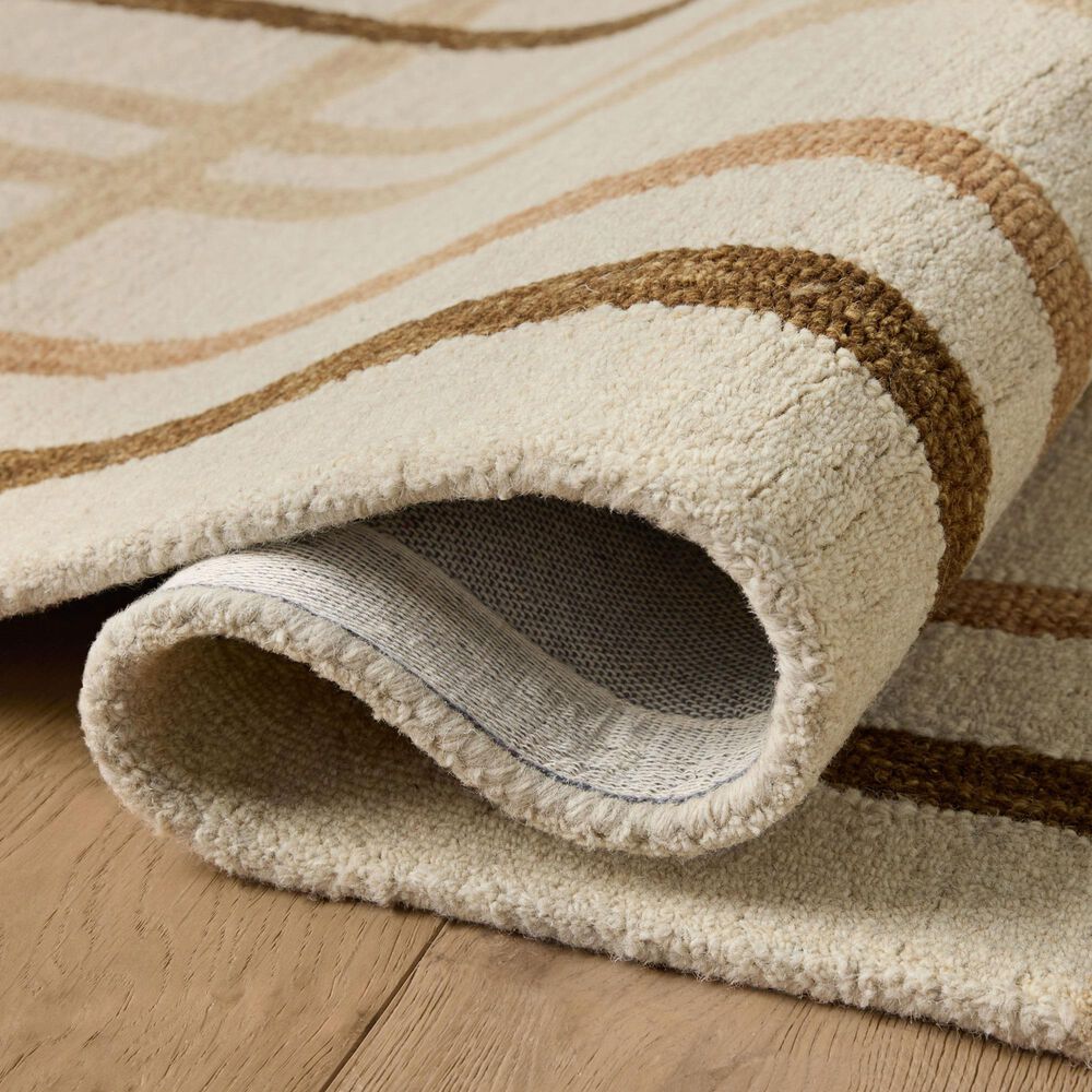 Loloi Waylon Natural and Bark 2&#39;6&quot; x 9&#39;9&quot; Runner, , large