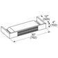 Thermador Recirculation Kit for Low-Profile Wall Hoods in Stainless Steel, , large