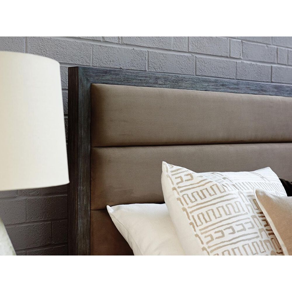 Lexington Furniture Santana Gramercy Upholstered Queen Bed in Gray, , large