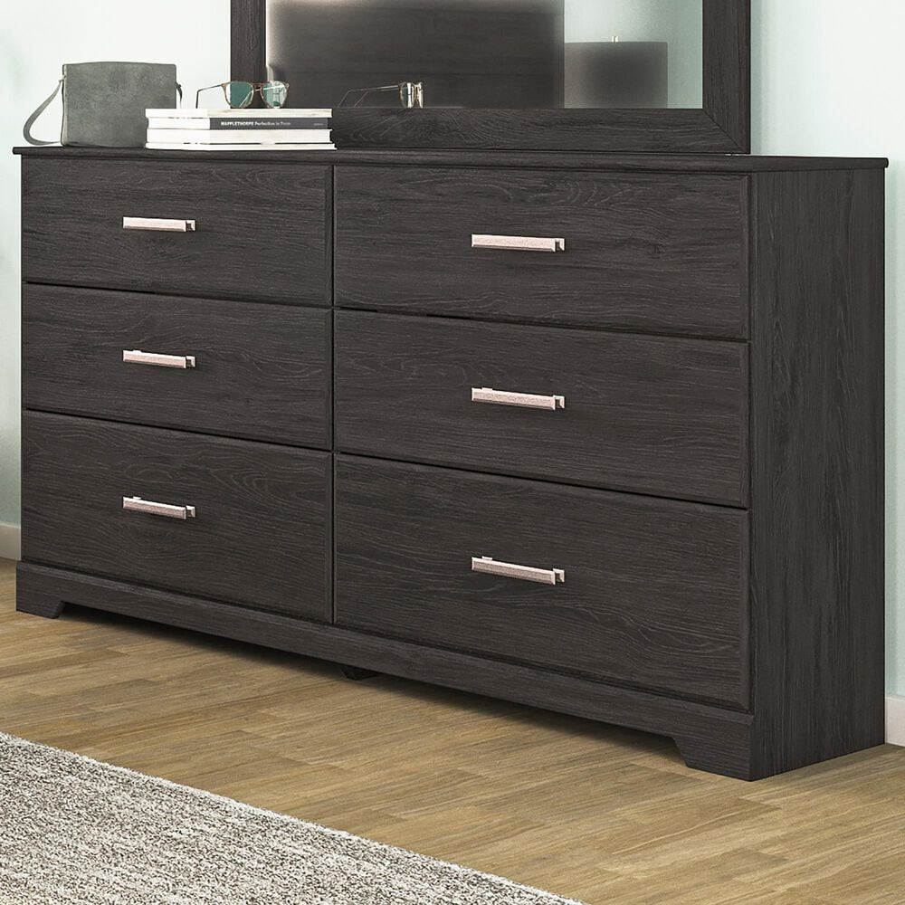 Ashley Belachime 6 Drawer Dresser in Dark Charcoal, , large