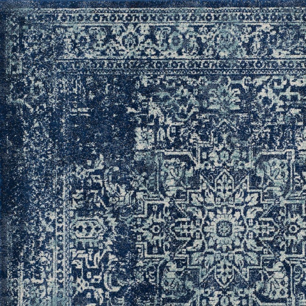 Safavieh Evoke EVK256A 2&#39;2&quot; x 5&#39; Navy and Ivory Runner, , large