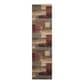 Surya Riley RLY-5004 2" x 7"5" Red/Brown/Camel Runner, , large