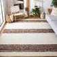 Safavieh Natura NAT321A 9" x 12" Ivory and Brown Area Rug, , large