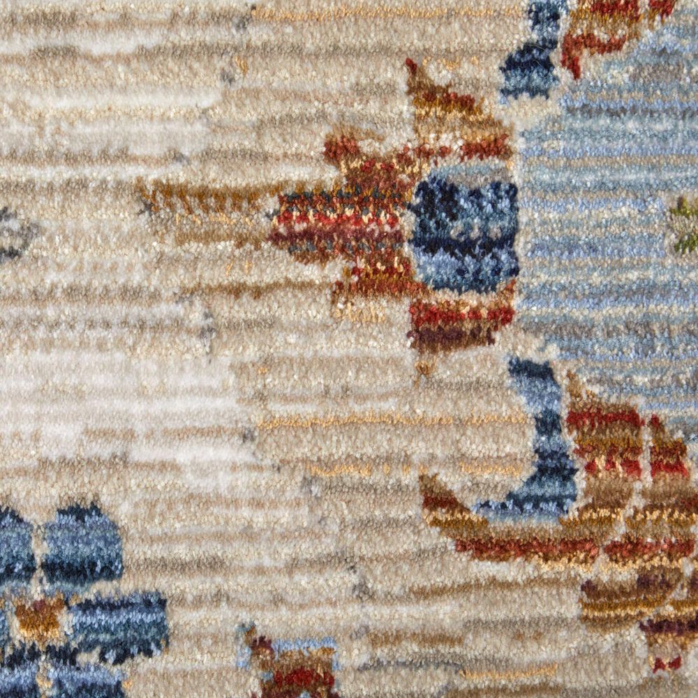 Feizy Melrose 5&#39; x 7&#39;6&quot; Beige and Multicolor Area Rug, , large