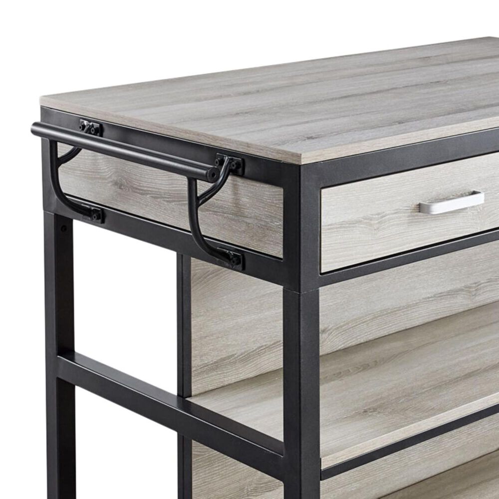 Crystal City Carson Counter Island in Gray and Black, , large