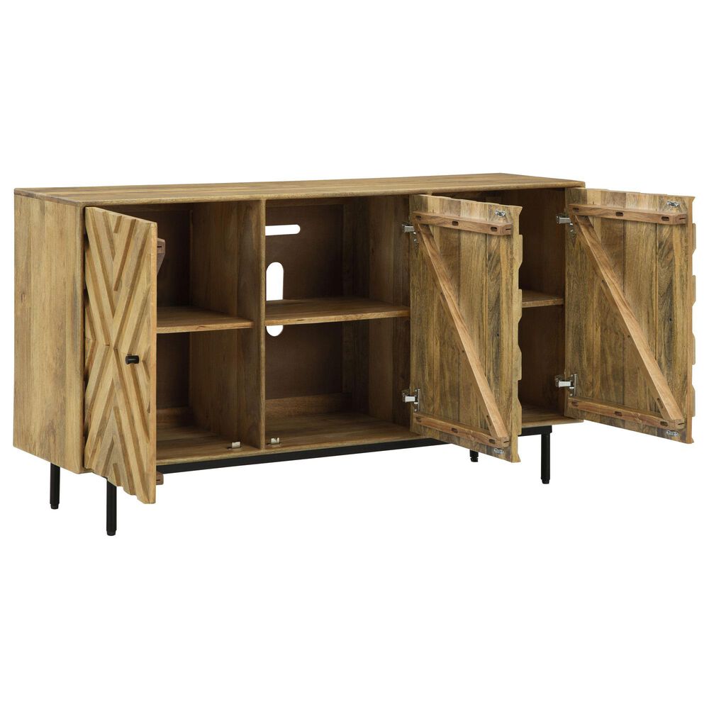 Ashley Cadewick Accent Cabinet in Natural and Black, , large