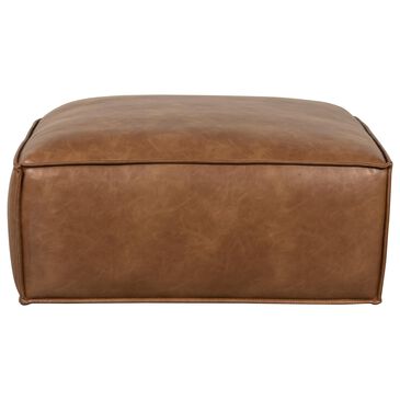 Interlochen 34" Square Ottoman in Brown, , large